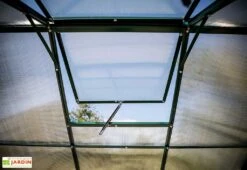 Serre De Jardin Polycarbonate 10,37m² Avec Base + 4 Lucarnes -Garanti Jardin Magasin serre de jardin polycarbonate 10 37m avec base 4 lucarnes 6