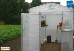 Serre De Jardin Primeur En Acier Et Polyéthylène – 2,70 X 2 M -Garanti Jardin Magasin serre de jardin primeur tonneau