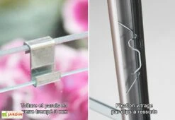 Serre De Jardin En Verre Trempé Lams 8,1 M² - Laurus Verte 12 Serre De Jardin En Verre Trempé Lams 8,1 M² - Laurus Verte -Garanti Jardin Magasin serre de jardin verre trempe aluminium gris anthracite uranus laurus 8300 lams 1