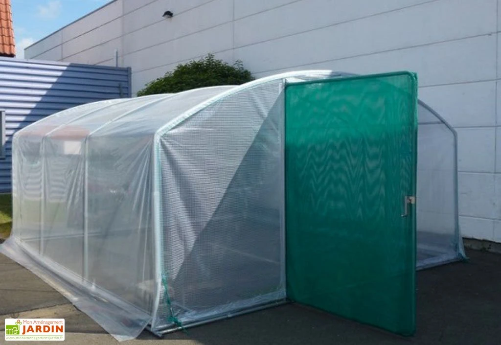 Serre Tunnel Tonneau En Polyéthylène 48 M² - 4 Saisons Plus 12 X 4 M 6 Serre Tunnel Tonneau En Polyéthylène 48 M² - 4 Saisons Plus 12 X 4 M – Image 4