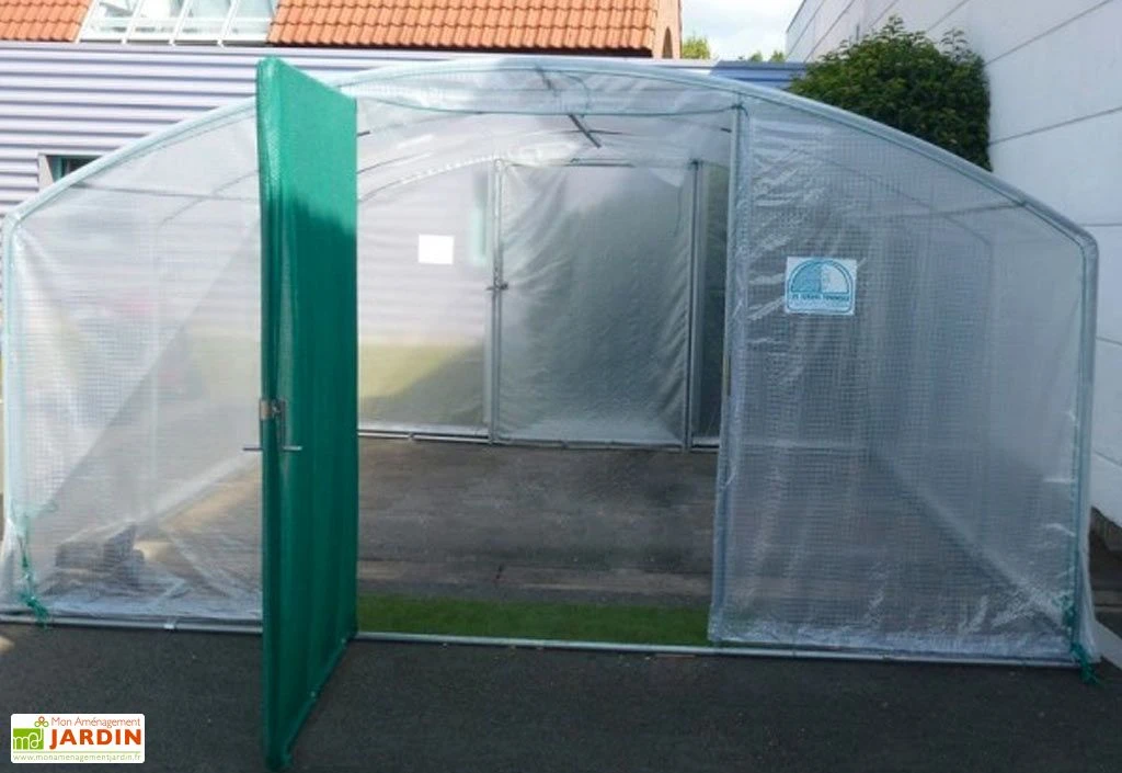 Serre Tunnel Tonneau En Polyéthylène 24 M² - 4 Saisons Plus 6 X 4 M 4 Serre Tunnel Tonneau En Polyéthylène 24 M² - 4 Saisons Plus 6 X 4 M – Image 2