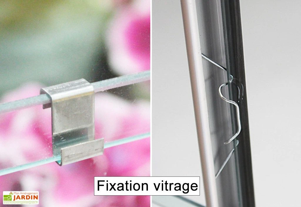 Serre De Jardin Adossée En Verre Lams 1,7 M² - Melissa Anthracite 7 Serre De Jardin Adossée En Verre Lams 1,7 M² - Melissa Anthracite – Image 5