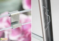 Serre De Jardin Adossée En Verre Lams 1,3 M² - Melissa Alu Naturel -Garanti Jardin Magasin serre jardin adossee aluminium verre trempe melissa 3