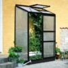 Halls Serre De Jardin Adossée En Polycarbonate Atlan 2 – 0,9 M² -Garanti Jardin Magasin serre jardin adossee polycarbonate atlan 2