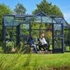 Serre De Jardin Verre Trempé Alu Anthracite 13 M² – Juliana Orangeri 1 Serre De Jardin Verre Trempé Alu Anthracite 13 M² – Juliana Orangeri -Garanti Jardin Magasin serre jardin aluminium anthracite verre trempe juliana orangerie 2