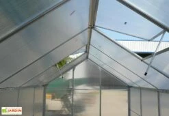 Serre De Jardin Polycarbonate 6,03 M² (192x314) -Garanti Jardin Magasin serre jardin aluminium polycarbonate 192x314cm 2