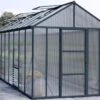 Serre De Jardin En Aluminium Et Polycarbonate Glory 14,7 M² - Grise -Garanti Jardin Magasin serre jardin aluminium polycarbonate glory 14 7 m 10