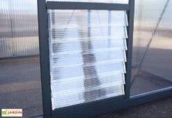 Serre De Jardin En Aluminium Et Polycarbonate Glory 14,7 M² - Grise 12 Serre De Jardin En Aluminium Et Polycarbonate Glory 14,7 M² - Grise -Garanti Jardin Magasin serre jardin aluminium polycarbonate glory 14 7 m 9