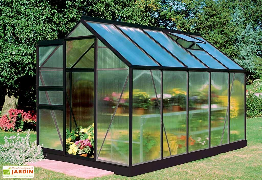 Halls Serre De Jardin En Aluminium Et Polycarbonate Popular 106 - 6,2 M² 3 Halls Serre De Jardin En Aluminium Et Polycarbonate Popular 106 - 6,2 M²