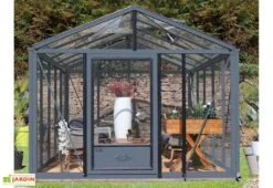 Serre De Jardin En Aluminium Et Verre Trempé Supra 16,7 M² -Garanti Jardin Magasin serre jardin aluminium supra 530x315 cm 2