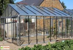 Serre De Jardin En Aluminium Et Verre Trempé Supra 27,8 M² -Garanti Jardin Magasin serre jardin aluminium supra 604x460 cm 3