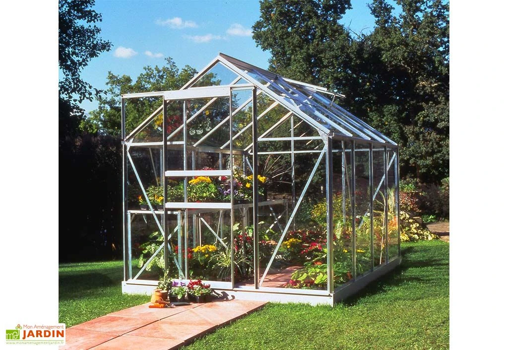 Halls Serre De Jardin En Aluminium Et Verre Horticole Popular 86 (5 M²) 5 Halls Serre De Jardin En Aluminium Et Verre Horticole Popular 86 (5 M²) – Image 3