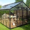 Serre Retro 13,62 M² -Garanti Jardin Magasin serre jardin aluminium verre trempe 13m2