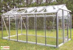 Serre De Jardin En Aluminium Et Verre Trempé Essentia 10,8 M²