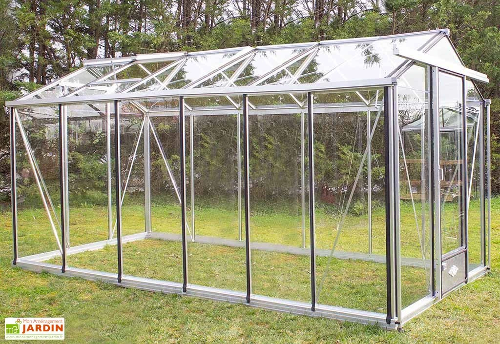 Serre De Jardin En Aluminium Et Verre Trempé Essentia 10,8 M² 3 Serre De Jardin En Aluminium Et Verre Trempé Essentia 10,8 M²
