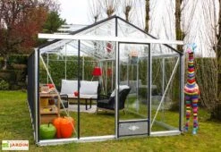Serre De Jardin En Aluminium Et Verre Trempé Essentia 18,7 M² 10 Serre De Jardin En Aluminium Et Verre Trempé Essentia 18,7 M² -Garanti Jardin Magasin serre jardin aluminium verre trempe essentia 187m