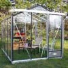 Serre De Jardin En Aluminium Et Verre Trempé Essentia 7,3 M² 1 Serre De Jardin En Aluminium Et Verre Trempé Essentia 7,3 M² -Garanti Jardin Magasin serre jardin aluminium verre trempe essentia 73m