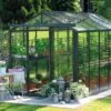 Serre De Jardin En Aluminium Et Verre Trempé Essentia 9 M²
