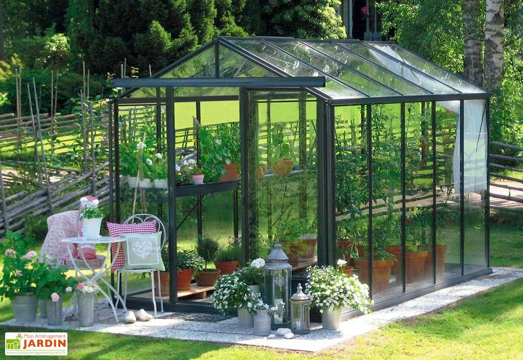 Serre De Jardin En Aluminium Et Verre Trempé Essentia 9 M² 3 Serre De Jardin En Aluminium Et Verre Trempé Essentia 9 M²