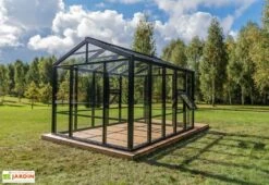 Serre De Jardin En Bois Et Verre Trempé – Myosotis 10 Serre De Jardin En Bois Et Verre Trempé – Myosotis -Garanti Jardin Magasin serre jardin bois verre trempe stali 14m2