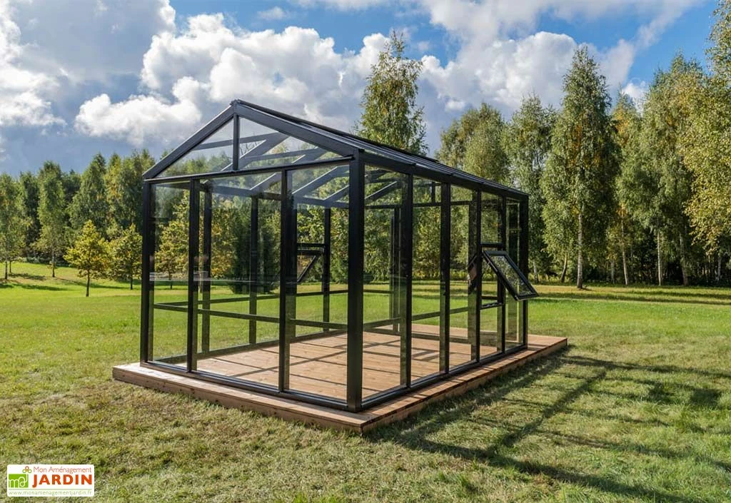 Serre De Jardin En Bois Et Verre Trempé – Myosotis 5 Serre De Jardin En Bois Et Verre Trempé – Myosotis – Image 3