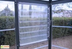 Serre De Jardin Hexagonale Aluminium/Polycarbonate Oasis 3,8 M² -Garanti Jardin Magasin serre jardin hexagonale aluminium polycarbonate oasis 6 1 m 9