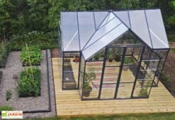 Serre De Jardin Polycarbonate Et Aluminium Victory Orangerie - 11 M² -Garanti Jardin Magasin serre jardin orangerie palram