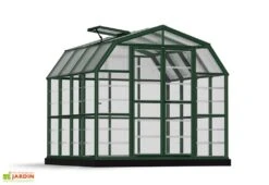 Serre De Jardin Polycarbonate Et PVC 2,5 X 2,5 M – Grand Gardener 8x8 -Garanti Jardin Magasin serre jardin palram canopia hobby gardener transparent 8x8 1