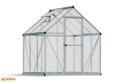 Serre De Jardin Grise Polycarbonate Aluminium 2 X 2 M – Mythos 6x6 -Garanti Jardin Magasin serre jardin palram canopia mythos 6x6 1