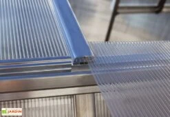 Serre De Jardin Grise Polycarbonate Aluminium 3 X 2 M – Mythos 6x10 -Garanti Jardin Magasin serre jardin polycarbonate aluminium gris mythos palram silver 1 2