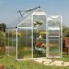 Serre De Jardin Grise Polycarbonate Aluminium 2 X 2 M – Mythos 6x6 -Garanti Jardin Magasin serre jardin polycarbonate aluminium grise 2m mythos 6x6 palram 1