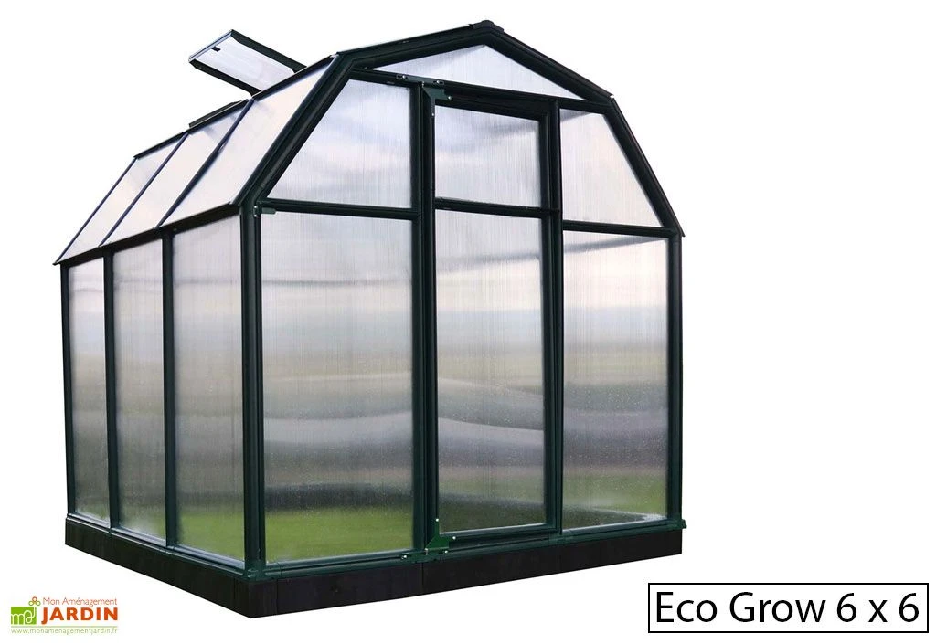 Serre De Jardin Verte Polycarbonate Et PVC – Eco Grow 5 Serre De Jardin Verte Polycarbonate Et PVC – Eco Grow – Image 3