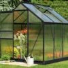 Halls Serre De Jardin En Aluminium Et Polycarbonate Popular 66 - 3,8 M² -Garanti Jardin Magasin serre jardin polycarbonate popular 66 noir