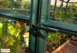 Serre De Jardin Polycarbonate Et PVC 2,5 X 2,5 M – Grand Gardener 8x8 -Garanti Jardin Magasin serre jardin pvc vert polycarbonate transparent grand gardener 2 3
