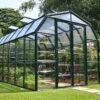 Serre De Jardin Polycarbonate Et PVC 10 M² – Grand Gardener 8x12 -Garanti Jardin Magasin serre jardin pvc vert polycarbonate transparent grand gardener 8x12 1
