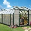 Serre De Jardin Polycarbonate Et PVC 6,5 X 2,5 M – Hobby Gardener 8x20 -Garanti Jardin Magasin serre jardin rion pvc vert polycarbonate hobby gardener 8x20 4