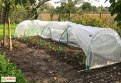 Serre De Jardin Serre Chenille En Acier Et Polyéthylène 1,3 X 5 M