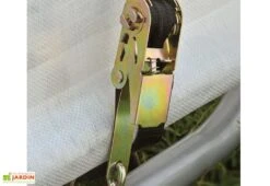 Serre De Jardin Souple Avec Aérations En Polyéthylène Et Acier 3 M² -Garanti Jardin Magasin serre jardin souple polyethylene acier aeration 3m2