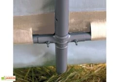 Serre De Jardin Souple Avec Aérations En Polyéthylène Et Acier 6 M² -Garanti Jardin Magasin serre jardin souple polyethylene acier aeration 6m2 3