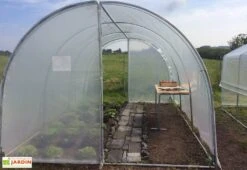 Serre Tunnel Tonneau En Polyéthylène 27 M² - Essentielle 9 X 3 M -Garanti Jardin Magasin serre jardin tunnel essentielle tonneau 5 3