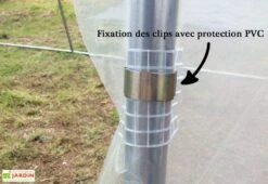 Serre Tunnel Tonneau En Polyéthylène 18 M² - Essentielle 6 X 3 M -Garanti Jardin Magasin serre jardin tunnel essentielle tonneau 7 1