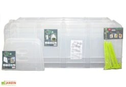 Serre De Jardin Tunnel De Forçage : Bases + Embouts + Piquets (105 X 39 X 30 Cm) -Garanti Jardin Magasin serre jardin tunnel forcage avec piquets