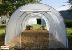 Serre De Jardin Tunnel Richel En Polyéthylène 2 X 180 µ - 2 Portes Zippées (18 M²) 8 Serre De Jardin Tunnel Richel En Polyéthylène 2 X 180 µ - 2 Portes Zippées (18 M²) -Garanti Jardin Magasin serre jardin tunnel polyethylene