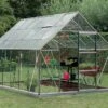 Serre Jardin Aluminium Verre Oliver 9,9 M² – Plusieurs Coloris 1 Serre Jardin Aluminium Verre Oliver 9,9 M² – Plusieurs Coloris -Garanti Jardin Magasin serre jardin verre aluminium oliver introgrow 3