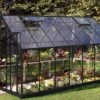 Halls Serre De Jardin En Aluminium Et Verre Trempé Magnum 148 – 11,5 M² 2 Halls Serre De Jardin En Aluminium Et Verre Trempé Magnum 148 – 11,5 M² -Garanti Jardin Magasin serre jardin verre magnum 148