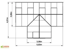 Serre De Jardin Orangerie 22,59 M² -Garanti Jardin Magasin serre jardin verre trempe 22m2 2