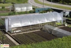 Serre Tunnel Tonneau En Polyéthylène 39 M² - Mini 10,5 X 3,7 M