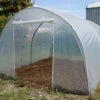 Serre Tunnel Richel En Polyéthylène 2 X 180 µ - 1 Porte Zippée (9 M²) -Garanti Jardin Magasin serre tunnel richel polyethylene 1 porte 9 m2
