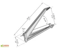 Système D'ouverture Automatique De Lucarne De Toit -Garanti Jardin Magasin systeme ouverture automatique lucarne palram canopia