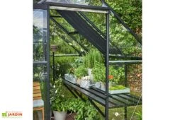 Table De Jardinage En Aluminium Pour Serre Halls Qube 66 (64 X 182 Cm) -Garanti Jardin Magasin table culture aluminium serre halls qube 66 64 182 cm 1